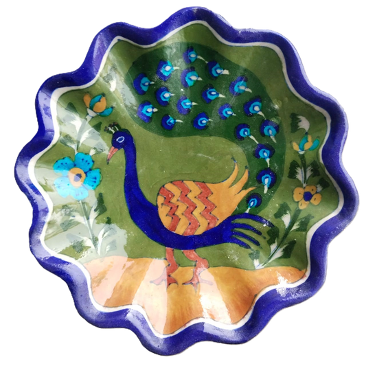 Mayur Jaipur Blue Pottery Plate
